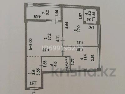 2-комнатная квартира · 62.4 м² · 6/8 этаж, Байтурсынова 67 — А-62 за 23 млн 〒 в Астане, Алматы р-н