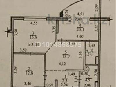 2-бөлмелі пәтер · 77.4 м² · 7/12 қабат, Касымова 32, бағасы: 100 млн ₸ в Алматы, Бостандыкский р-н