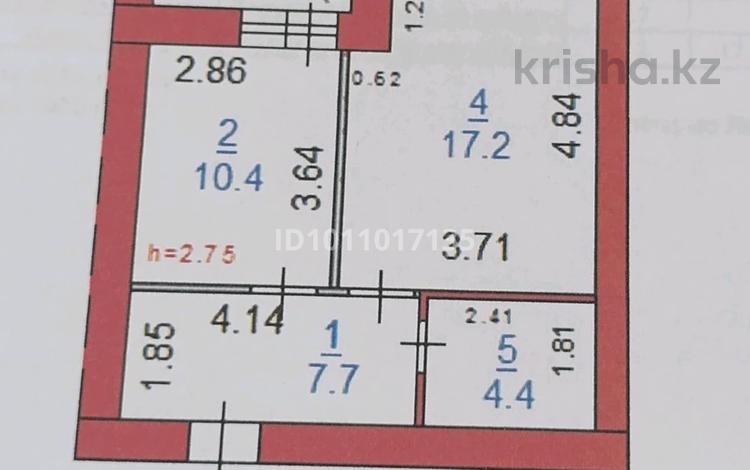 1-комнатная квартира · 41.2 м² · 4/9 этаж, Микрорайон Береке 79 за 24 млн ₸ в Костанае — фото 3