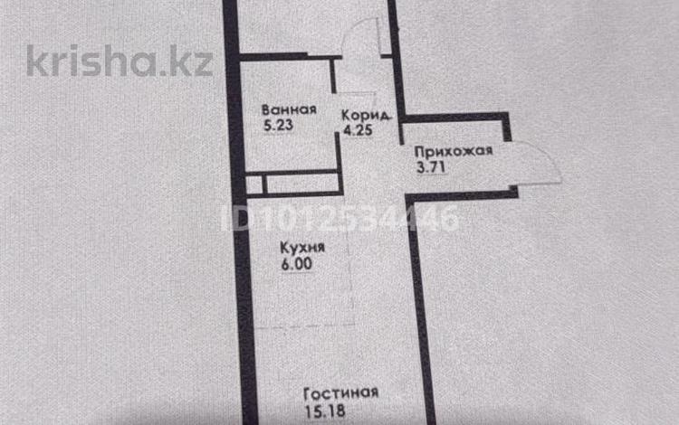 2-бөлмелі пәтер · 55.39 м² · 11/12 қабат, Макатаева - Байтурсынова 129/1, бағасы: 49.5 млн ₸ в Алматы, Алмалинский р-н — фото 2