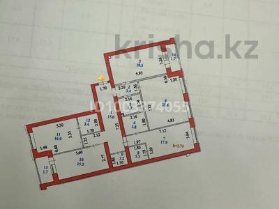 4-бөлмелі пәтер · 137 м², Ж.Нажимеденова 13 — А51, бағасы: 95 млн ₸ в Астане, Алматы р-н