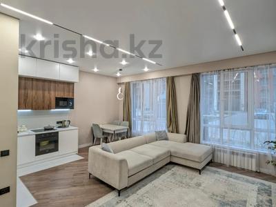 2-комнатная квартира · 64 м² · 1/18 этаж, Абая — Брусиловского за 48 млн ₸ в Алматы, Бостандыкский р-н