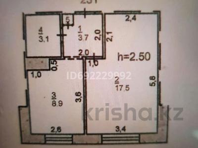 1-комнатная квартира, 34 м², 2/10 этаж, Жаяу-Мусы 1 — детская областная больница, 12 месяцев за 13.5 млн 〒 в Павлодаре