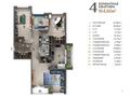 4-комнатная квартира, 164.66 м², 15 микрорайон за ~ 85.6 млн 〒 в Актау — фото 2