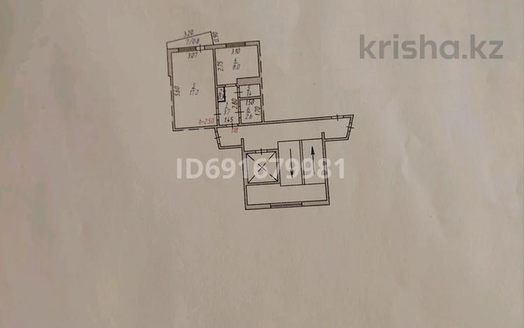 1-комнатная квартира, 33.2 м², 3/9 этаж, 70 квартал 9 за 7.5 млн 〒 в Темиртау — фото 2
