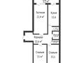 3-бөлмелі пәтер, 87.6 м², 5/9 қабат, Бокенбай Батыра, бағасы: 28 млн 〒 в Актобе — фото 17