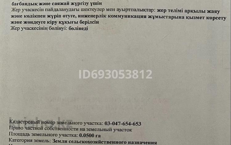 Участок · 5 соток, Көкөзек 2 — 43°20'24.5"N 76°44'49.6"E за 3.5 млн ₸ в Алматинской обл. — фото 5