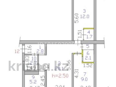 3-комнатная квартира · 58 м² · 3/5 этаж, Ломоносова 24 за 21 млн ₸ в Семее
