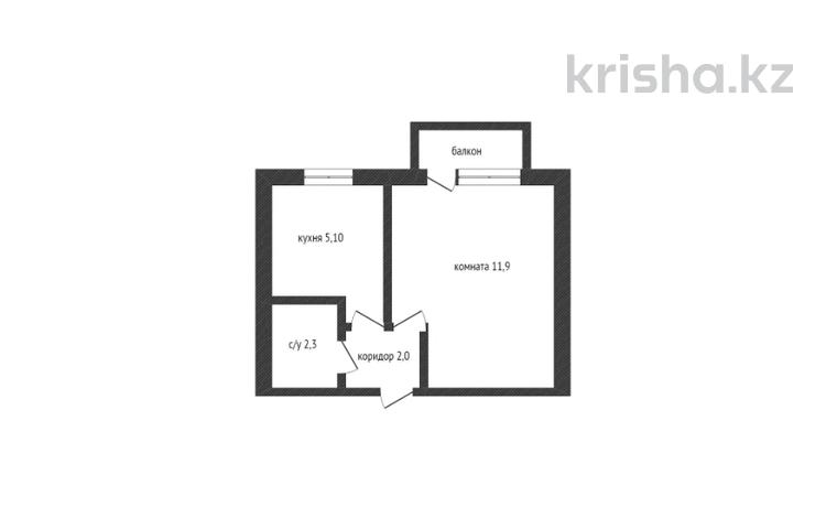 1-комнатная квартира, 21.6 м², 2/5 этаж, Текстильщиков за 10.5 млн 〒 в Костанае — фото 2