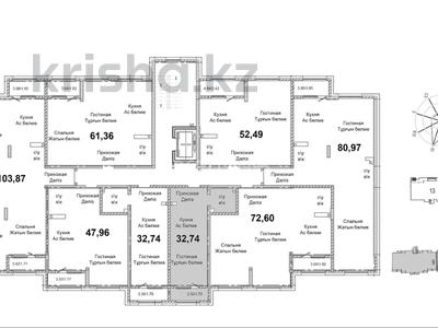 1-комнатная квартира, 32.74 м², 2/10 этаж, Толе би 285 — Отеген батыра за 20.5 млн 〒 в Алматы, Ауэзовский р-н