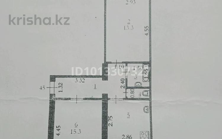2-комнатная квартира · 49 м² · 5/5 этаж, Шевченко 31А за 9 млн ₸ в Актобе, мкр Гормолзавод — фото 2
