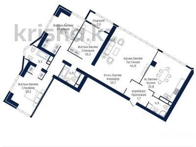 4-бөлмелі пәтер · 163 м² · 8/33 қабат, Аль-фараби, бағасы: 138.5 млн ₸ в Алматы, Бостандыкский р-н