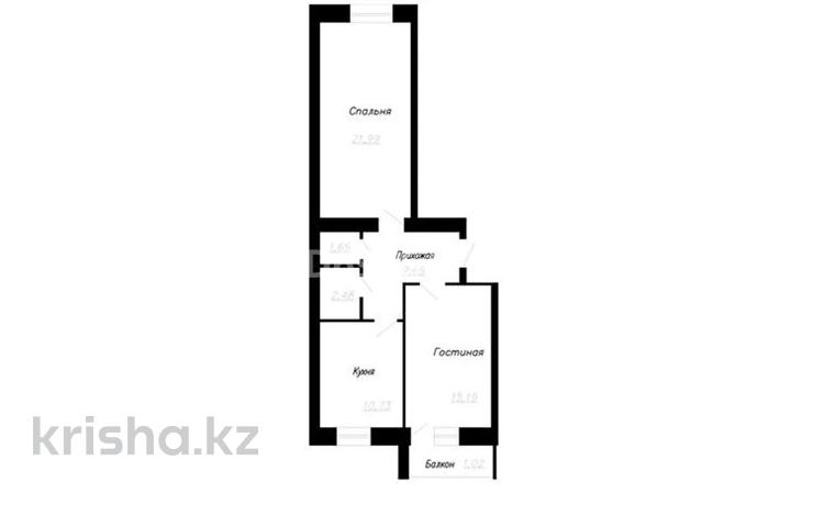 2-бөлмелі пәтер, 60.75 м², 2/5 қабат, Ауэзова 101, бағасы: ~ 19.4 млн 〒 в Экибастузе — фото 2