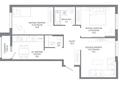 3-бөлмелі пәтер · 76.7 м², Ахмет Байтурсынулы 10/310/3, бағасы: ~ 48.7 млн ₸ в Астане, Сарайшык р-н — фото 3