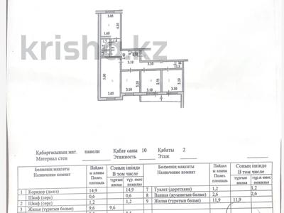 4-комнатная квартира, 77.4 м², 2/10 этаж, Карима Сутюшева — напротив БЦ Квартал за 35 млн 〒 в Петропавловске