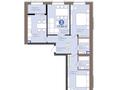 3-комнатная квартира · 77.63 м² · 7/9 этаж, Е 909 29 за ~ 40.7 млн ₸ в Астане, Нура р-н — фото 2