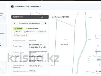 Жер телімі · 3.6 га, Қонаев, бағасы: 7 млн ₸ в Конаеве