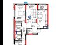 3-комнатная квартира · 84 м² · 14/22 этаж, Туран 57а за 56.3 млн ₸ в Астане, Нура р-н
