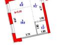 1-комнатная квартира · 37.5 м² · 9/9 этаж, Е 181 3 за 13.3 млн ₸ в Астане, Нура р-н