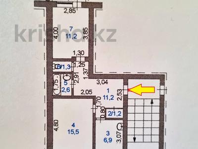 2-комнатная квартира, 51 м², 2/5 этаж, Набережная 81 за 14.9 млн 〒 в Щучинске