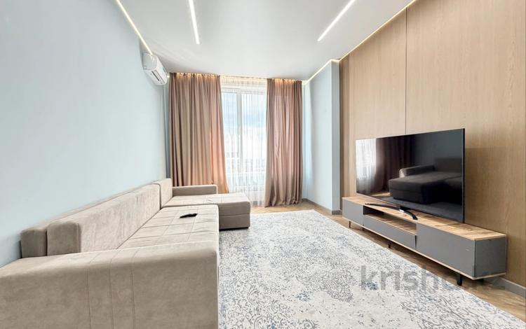 2-комнатная квартира · 68 м² · 19/22 этаж, Тауелсиздик 56/2 — Свежая квартира с отличным видом за 450 000 ₸ в Астане, Сарайшык р-н — фото 2