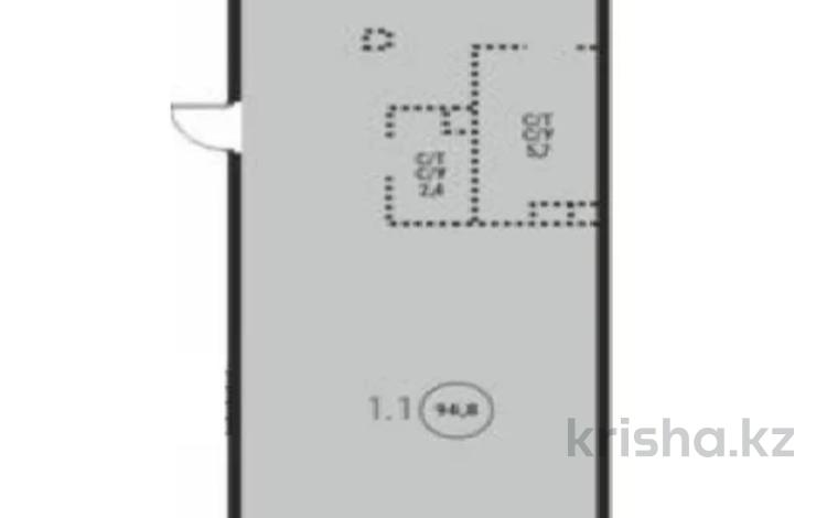 2-комнатная квартира · 94.8 м² · 1/3 этаж, Мкр. Мирас за ~ 172 млн ₸ в Алматы, Бостандыкский р-н — фото 5