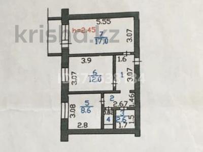 2-комнатная квартира, 51.2 м², 3/5 этаж, Шухова — Возле Короны за 26.5 млн 〒 в Петропавловске