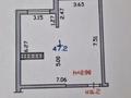 1-бөлмелі пәтер · 47.2 м² · 2 қабат, Қайрат ш/а. 300/2, бағасы: 23.5 млн ₸ в Алматы, Турксибский р-н