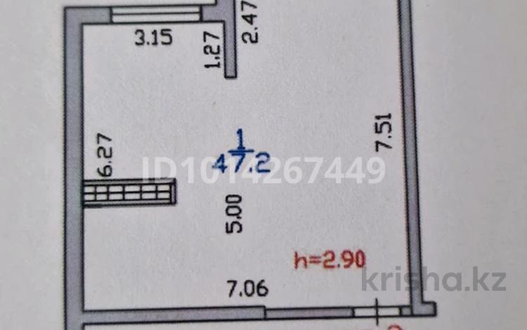 1-бөлмелі пәтер · 47.2 м² · 2 қабат, Қайрат ш/а. 300/2, бағасы: 23.5 млн ₸ в Алматы, Турксибский р-н — фото 2
