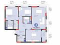 3-комнатная квартира · 111.99 м² · 8/8 этаж, Бухар жырау 20 за 105 млн ₸ в Астане, Нура р-н — фото 2