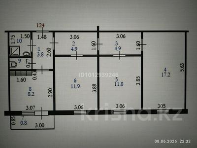 3-комнатная квартира · 67.3 м² · 5/5 этаж, мкр Шанхай, Курмангали.Оспанова 10 — рядом с улицей Пожарского и Рыскулова за 14 млн ₸ в Актобе