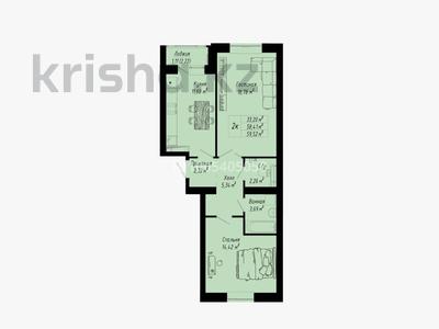 2-комнатная квартира · 59.52 м² · 4/5 этаж, Жамбыла Жабаева 22 за 20 млн ₸ в Косшы