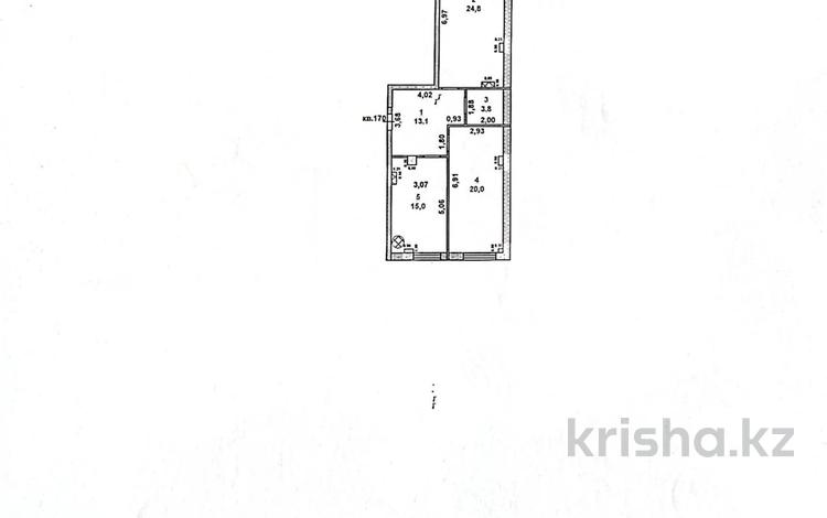 2-бөлмелі пәтер · 76.7 м² · 6/9 қабат, Тараз ш/а, Байтерекова 2б — Рыскулова и Байтерекова, бағасы: 45 млн ₸ в Шымкенте, Аль-Фарабийский р-н — фото 2