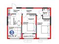 3-комнатная квартира · 68.73 м², мкр Гажайып, ​Гажайып микрорайон 11/19 за ~ 54.2 млн ₸ в Алматы, Алатауский р-н — фото 3
