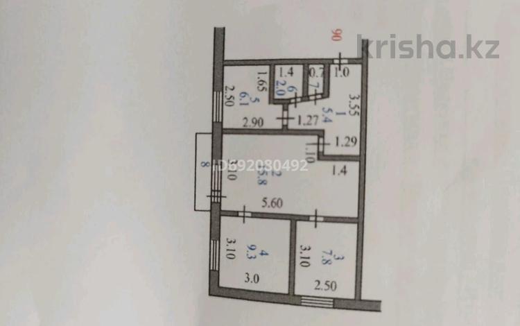 3-комнатная квартира, 47 м², 5/5 этаж, Сутюшева 47 за 15 млн 〒 в Петропавловске — фото 2