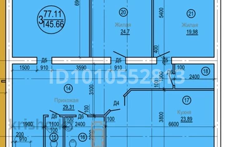 3-бөлмелі пәтер · 145.6 м² · 2/7 қабат, 29а мкр 74, бағасы: 26 млн ₸ в Актау — фото 2
