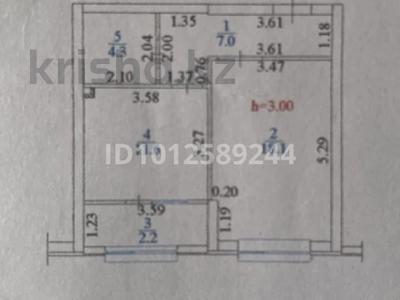 1-бөлмелі пәтер · 43 м² · 2/16 қабат, мкр Сайран, Утеген батыра 11 — Төле би - Утеген батыр, бағасы: 40 млн ₸ в Алматы, Ауэзовский р-н