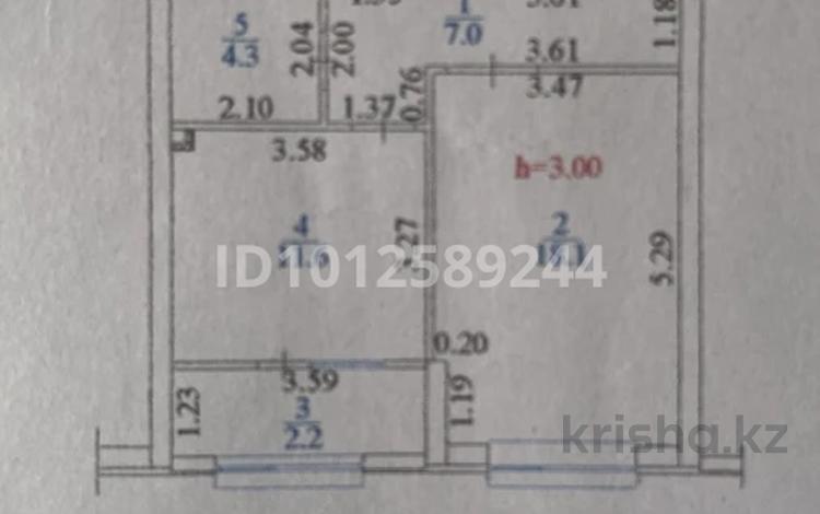 1-бөлмелі пәтер · 43 м² · 2/16 қабат, мкр Сайран, Утеген батыра 11 — Төле би - Утеген батыр, бағасы: 40 млн ₸ в Алматы, Ауэзовский р-н — фото 2