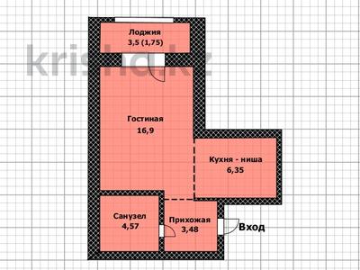 1-бөлмелі пәтер · 32 м² · 9/10 қабат, Кошкарбаева 60В — Жанибекова, бағасы: 17.3 млн ₸ в Астане, Сарайшык р-н