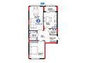 2-комнатная квартира · 71.45 м², Туран 57/6 за ~ 42.2 млн 〒 в Астане, Нура р-н — фото 2