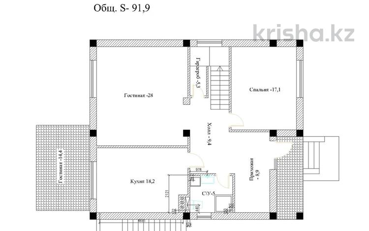 Отдельный дом • 5 комнат • 200 м² • 4 сот., Земнухова за 98 млн 〒 в Алматы, Турксибский р-н — фото 2