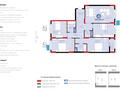 4-бөлмелі пәтер · 120.05 м² · 6/9 қабат, Бухар жырау 57/6 — Толе би, бағасы: 89 млн ₸ в Астане, Есильский р-н — фото 3