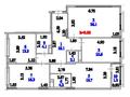 4-бөлмелі пәтер · 120.05 м² · 6/9 қабат, Бухар жырау 57/6 — Толе би, бағасы: 89 млн ₸ в Астане, Есильский р-н