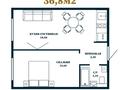 2-бөлмелі пәтер · 37 м² · 10/10 қабат, Мухамедханова 28, бағасы: 16.8 млн ₸ в Астане, Нура р-н