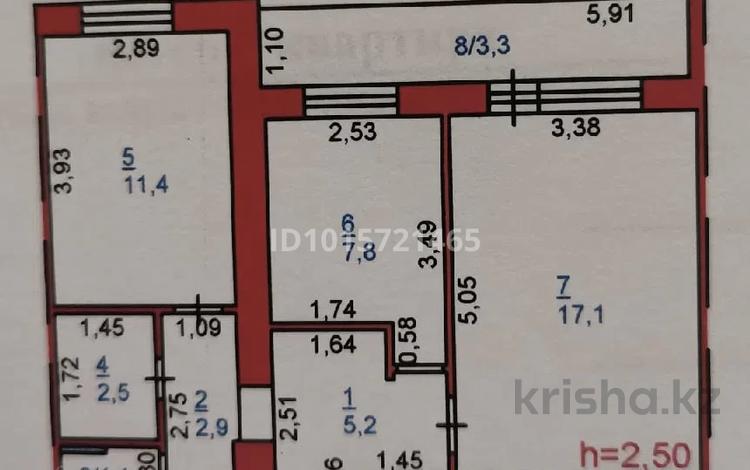 2-бөлмелі пәтер · 52 м² · 6/9 қабат, Гагарина 18, бағасы: 24 млн ₸ в Павлодаре — фото 2