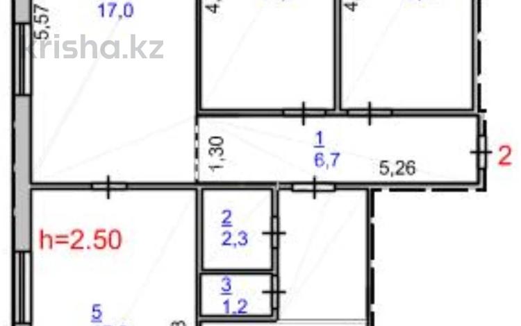 4-комнатная квартира · 86 м² · 1/9 этаж, Каирбаева 90 за 27 млн ₸ в Павлодаре — фото 8