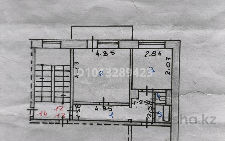 2-комнатная квартира · 52.7 м² · 5/5 этаж, мкр Юго-Восток, мкр Юго-Восток, мкр Степной 1 за 21 млн ₸ в Караганде, Казыбек би р-н — фото 2