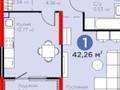 1-комнатная квартира · 42.2 м² · 2/6 этаж, Тараз за 31 млн ₸ в Алматы, Турксибский р-н