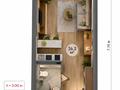 1-комнатная квартира · 26.3 м² · 6/7 этаж, мкр Кайрат, Сыбызгы 100 за 14.5 млн ₸ в Алматы, Турксибский р-н