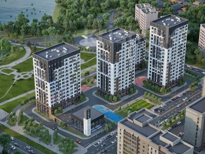 1-комнатная квартира · 46.1 м² · 12/16 этаж, Набережная 44/1 за 26.5 млн 〒 в Костанае